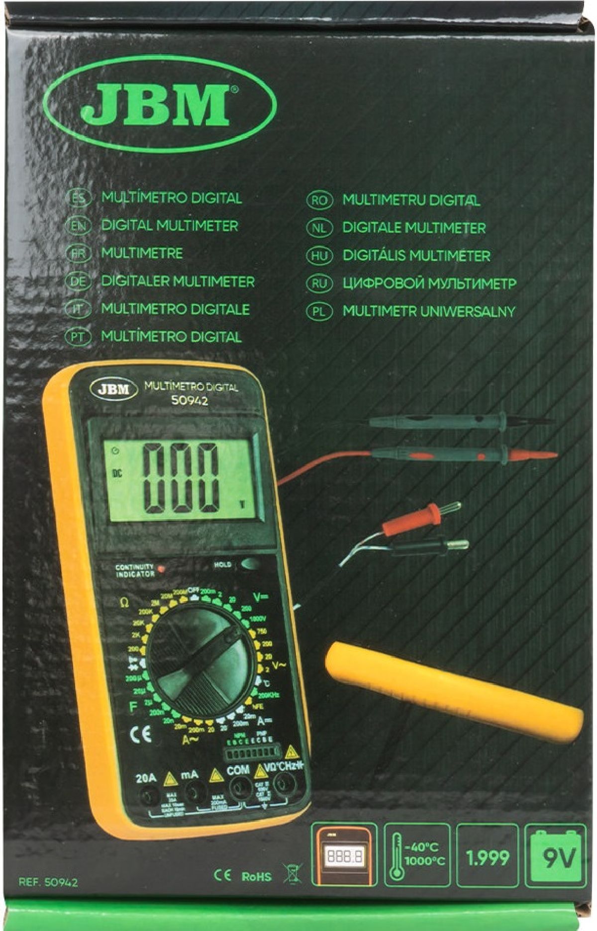 Digitales Multimeter 20A max / Diode Test