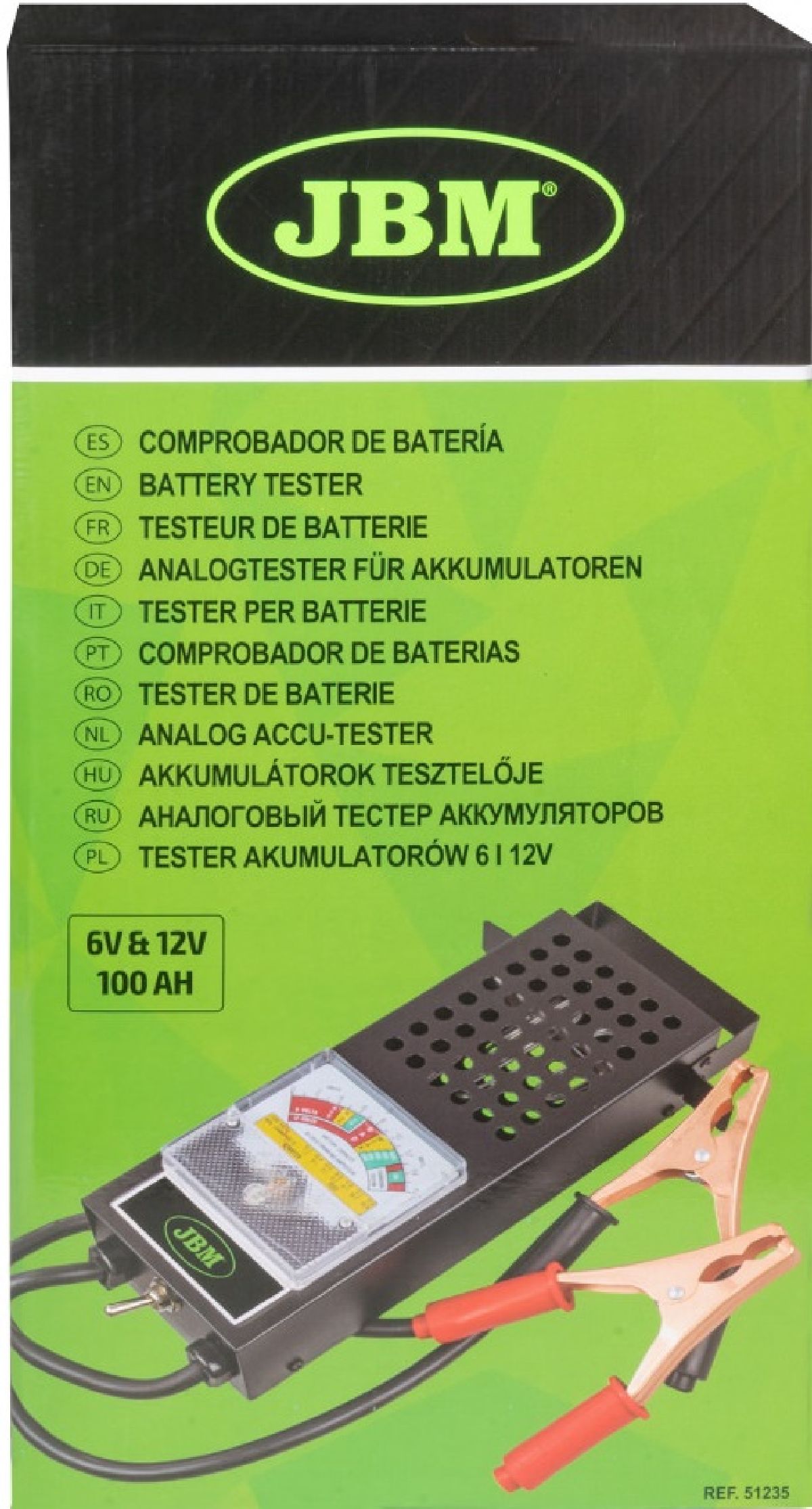Batterietester Analog 6 - 12 Volt / 100 A