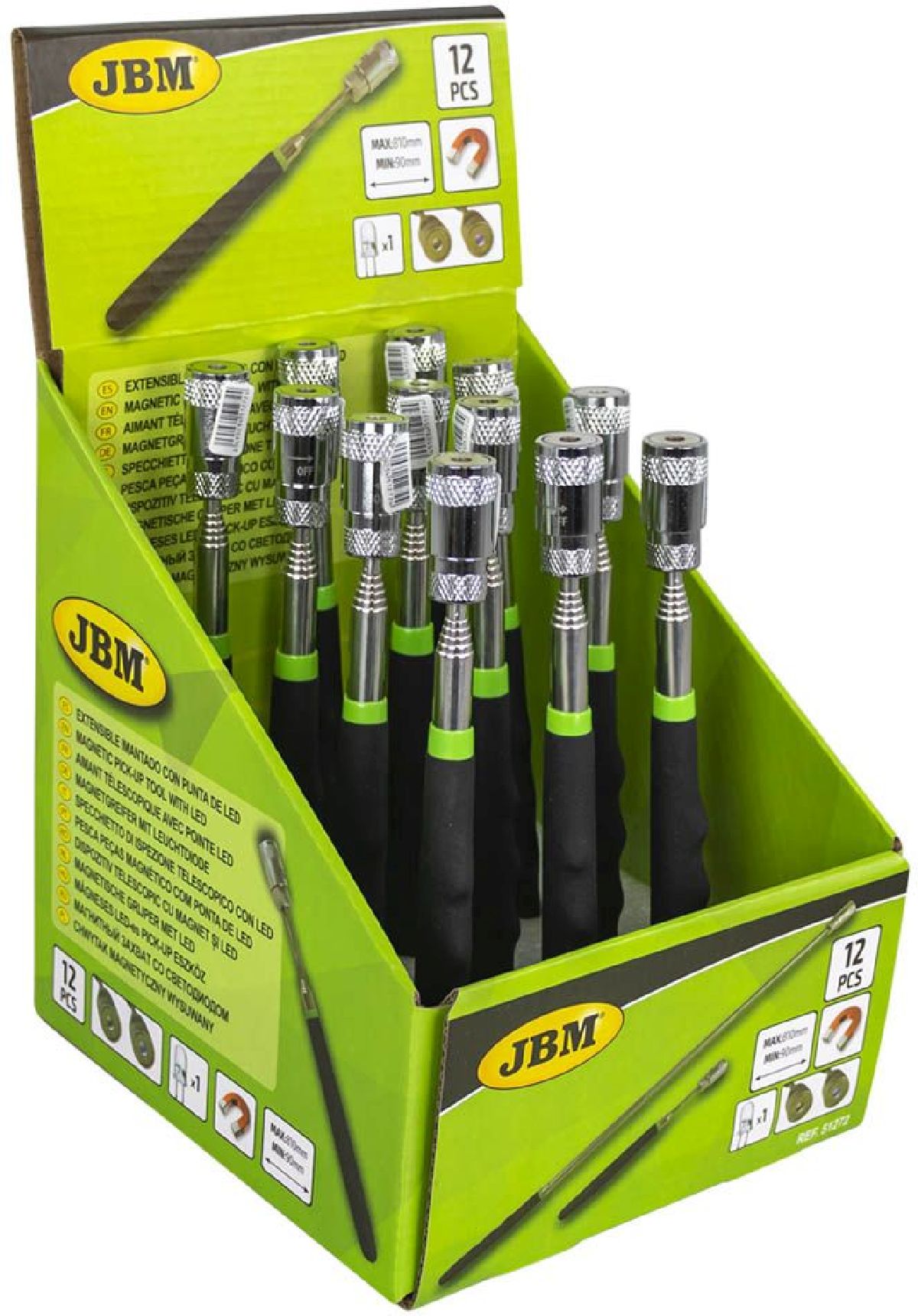 Magnetischer Greifer mit LED 90-810mm