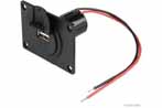 Steckdose mit USB-Anschluss 12/24V / 3000mA