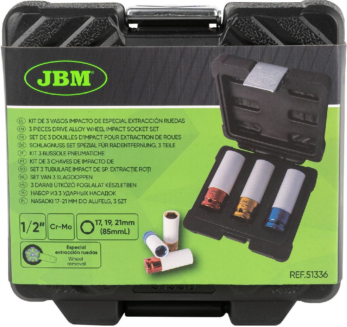 Set Steckschl�sseleinsatz 1/2