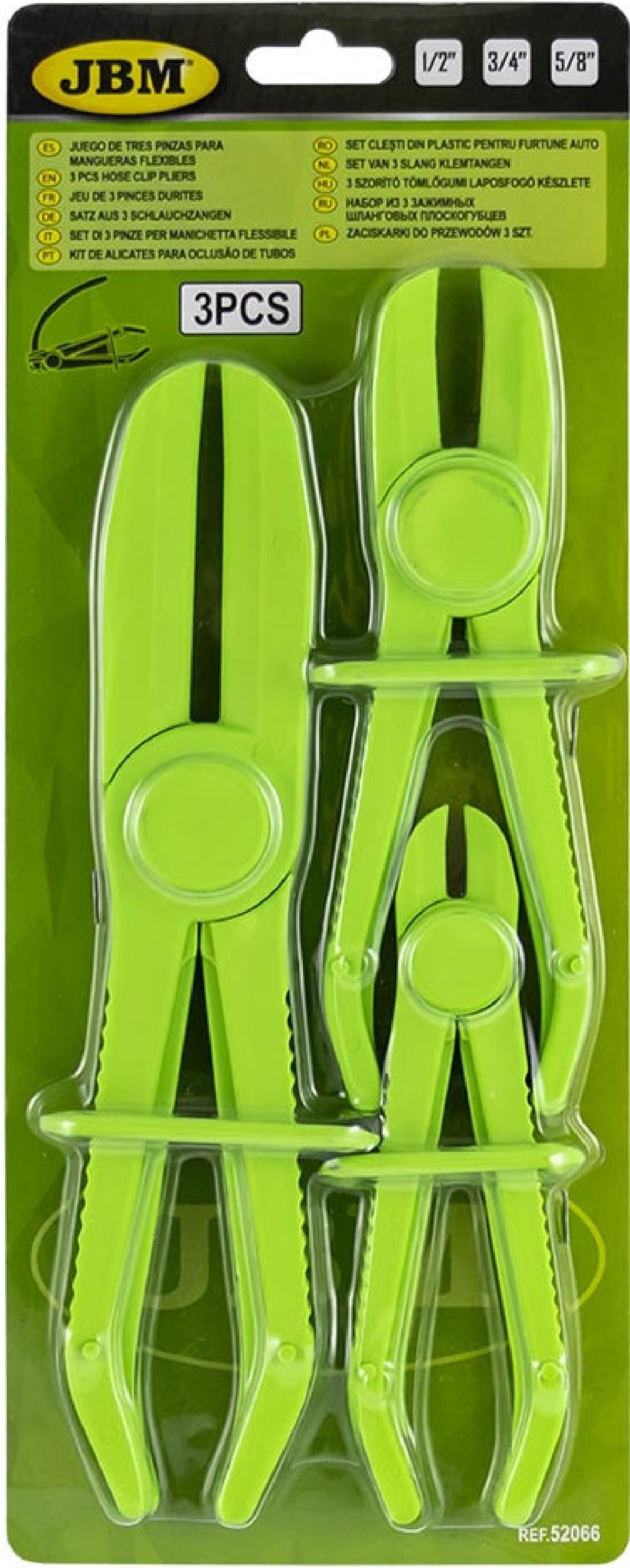 Schlauch Abklemmzangen-Set 3-teilig