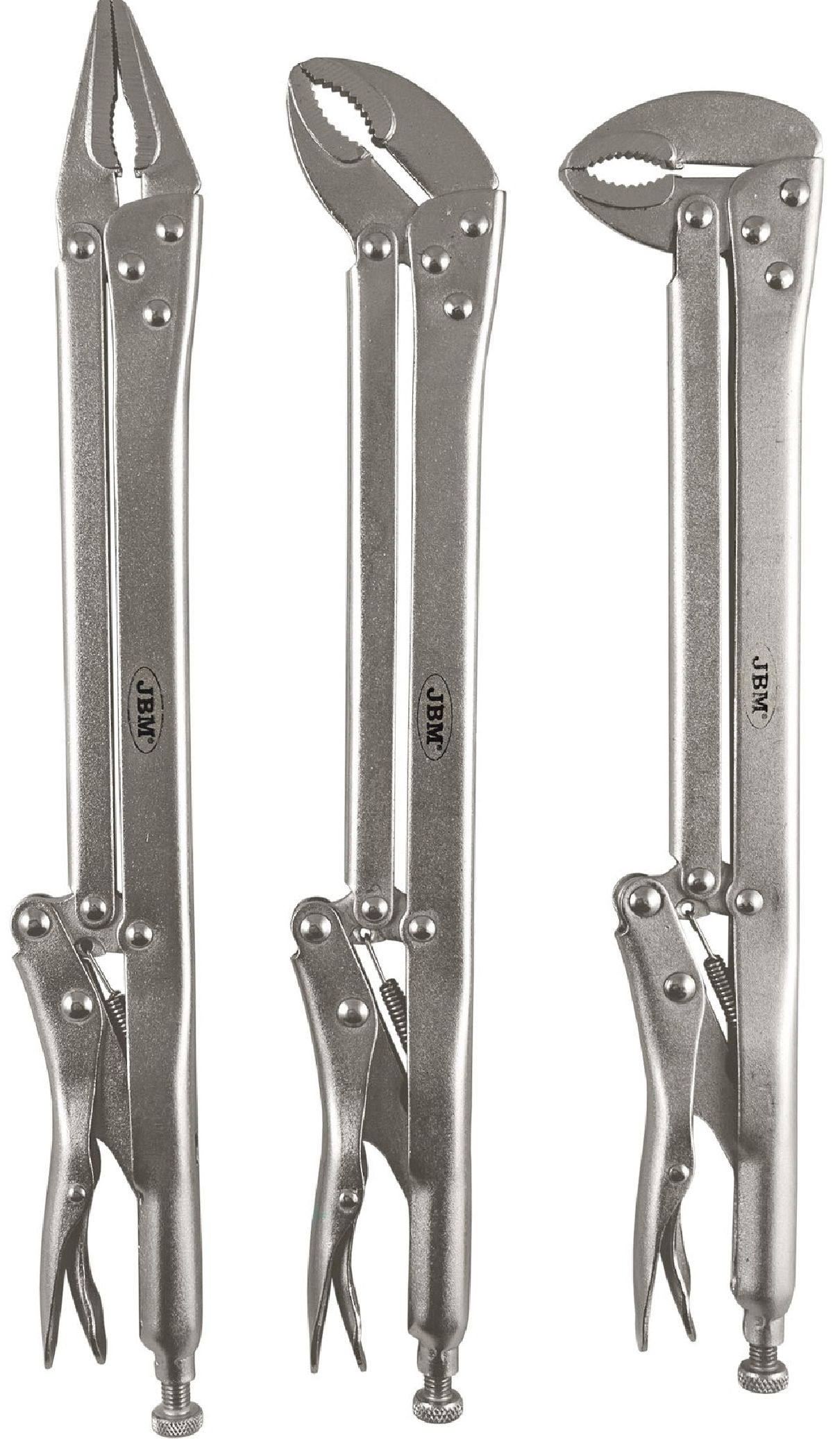 Set Gripzangen extralang 3-teilig