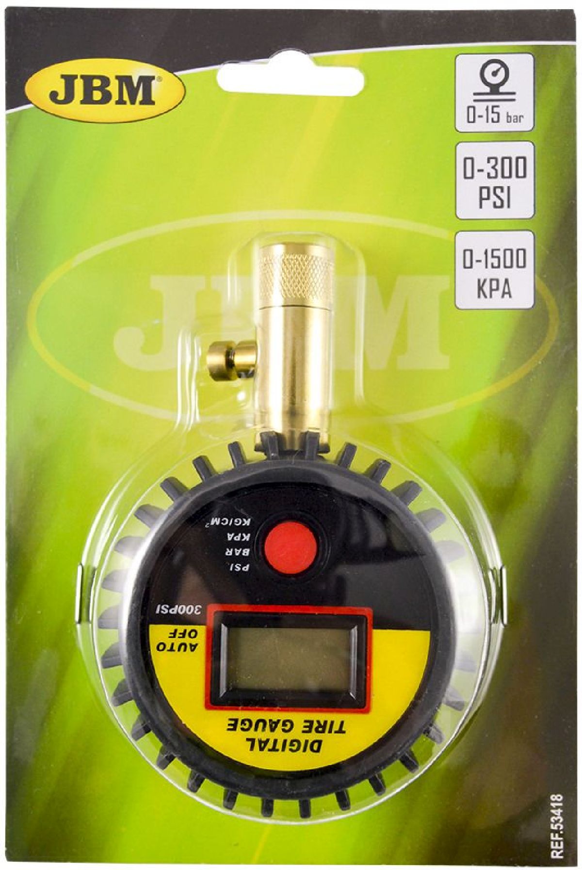 Reifenmanometer digital 0-15 Bar