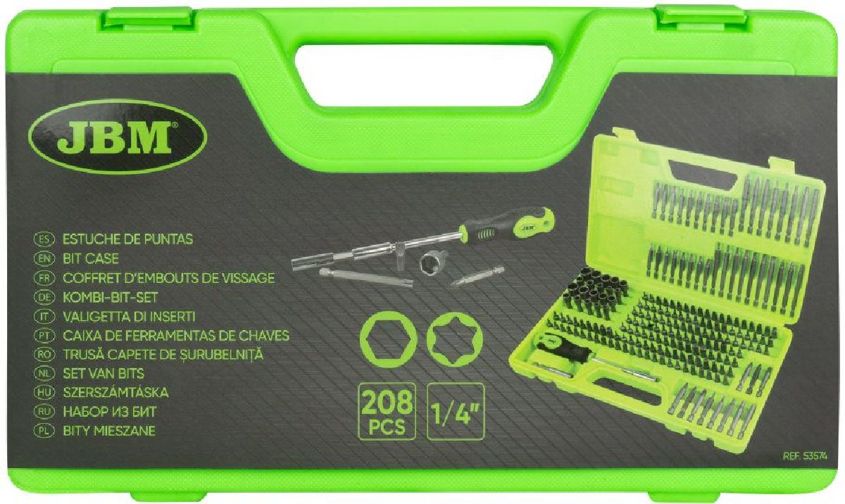 Bit-Set mit Schraubendreher 208 Bits