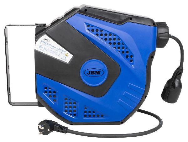 Kabel-Aufroller 230V, blau 21m