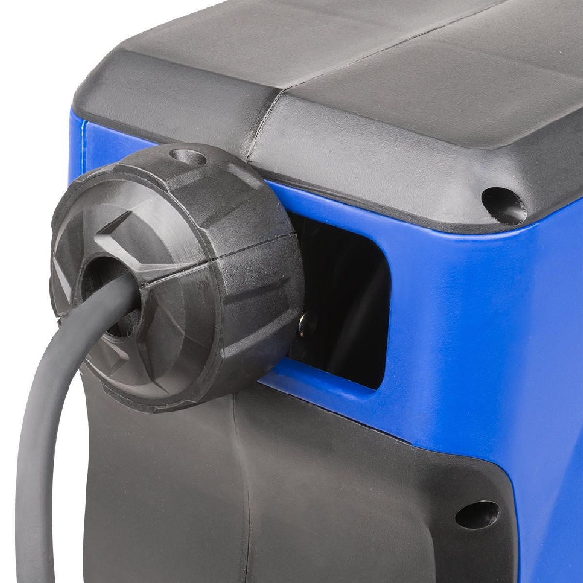 Kabel-Aufroller 230V, blau 21m