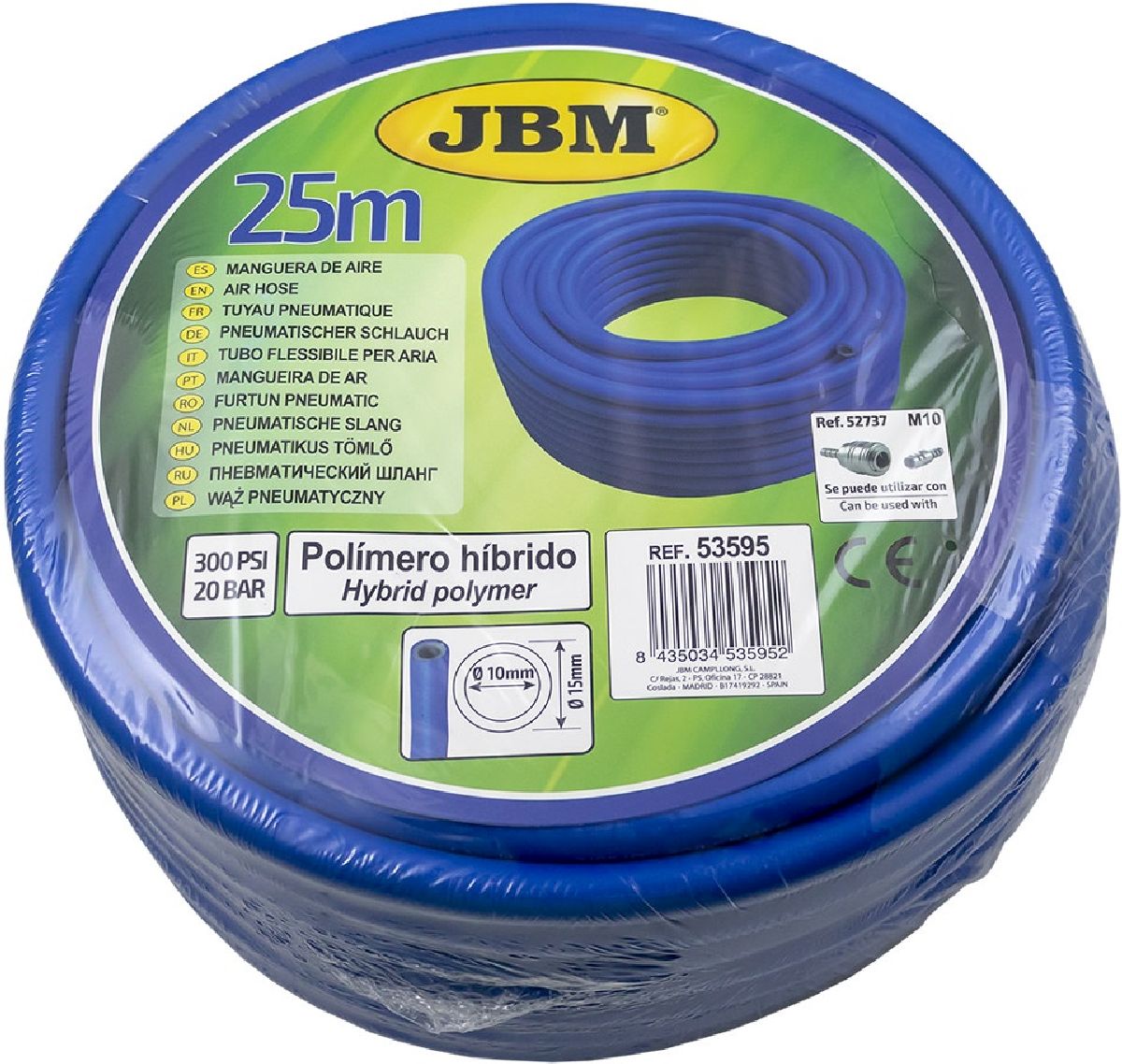 Luftschaluch 10mm 25M