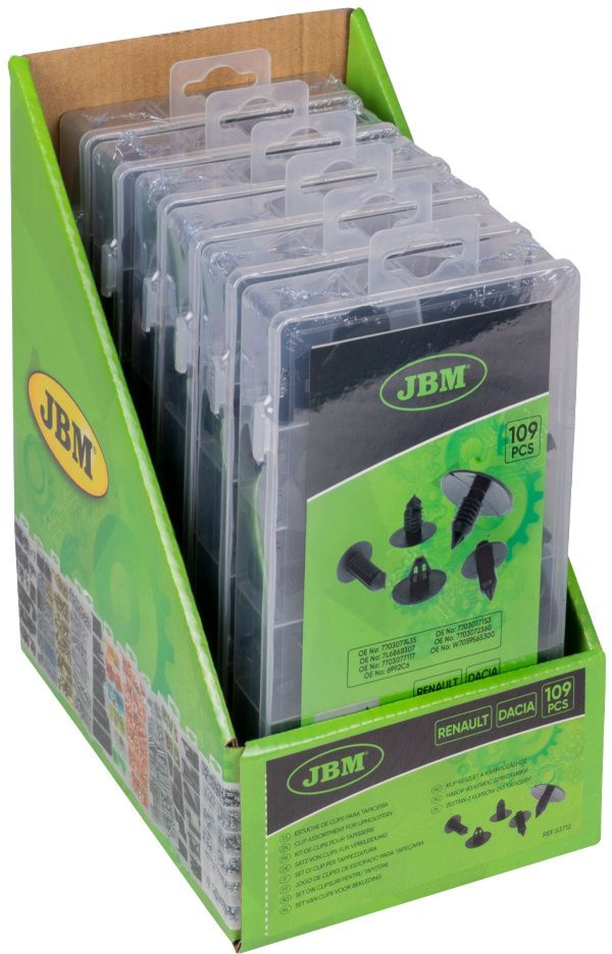 Clip-Set Renault, Dacia 109-teilig