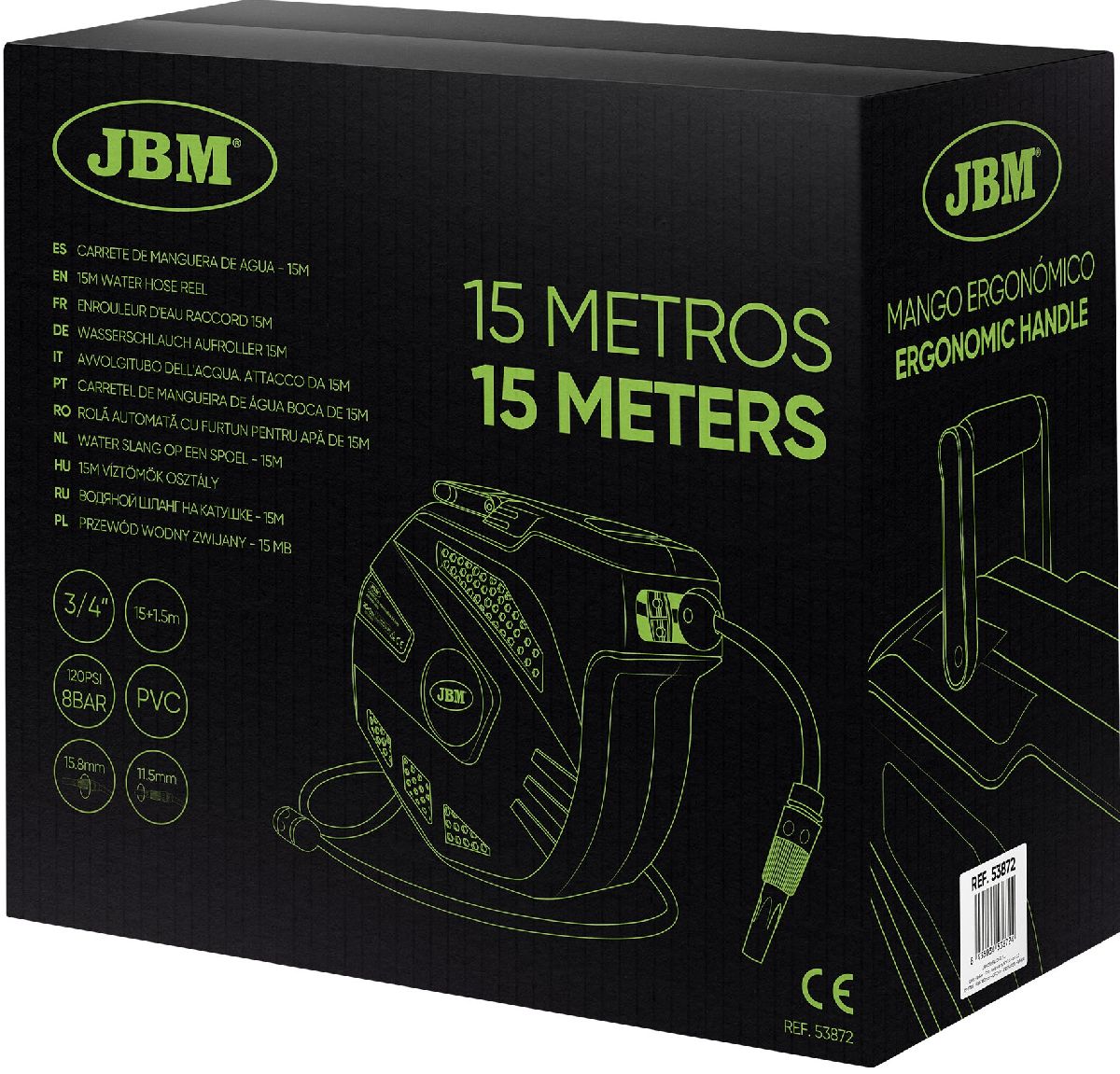 Wasserschlauch Aufroller 15+1.5M