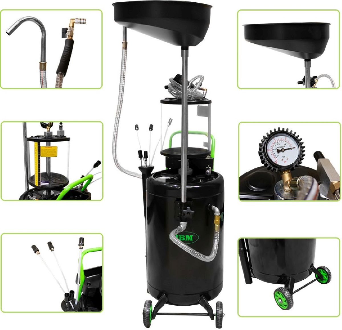 �lauffangger�t mit Absaugfunktion Inhalt 90L