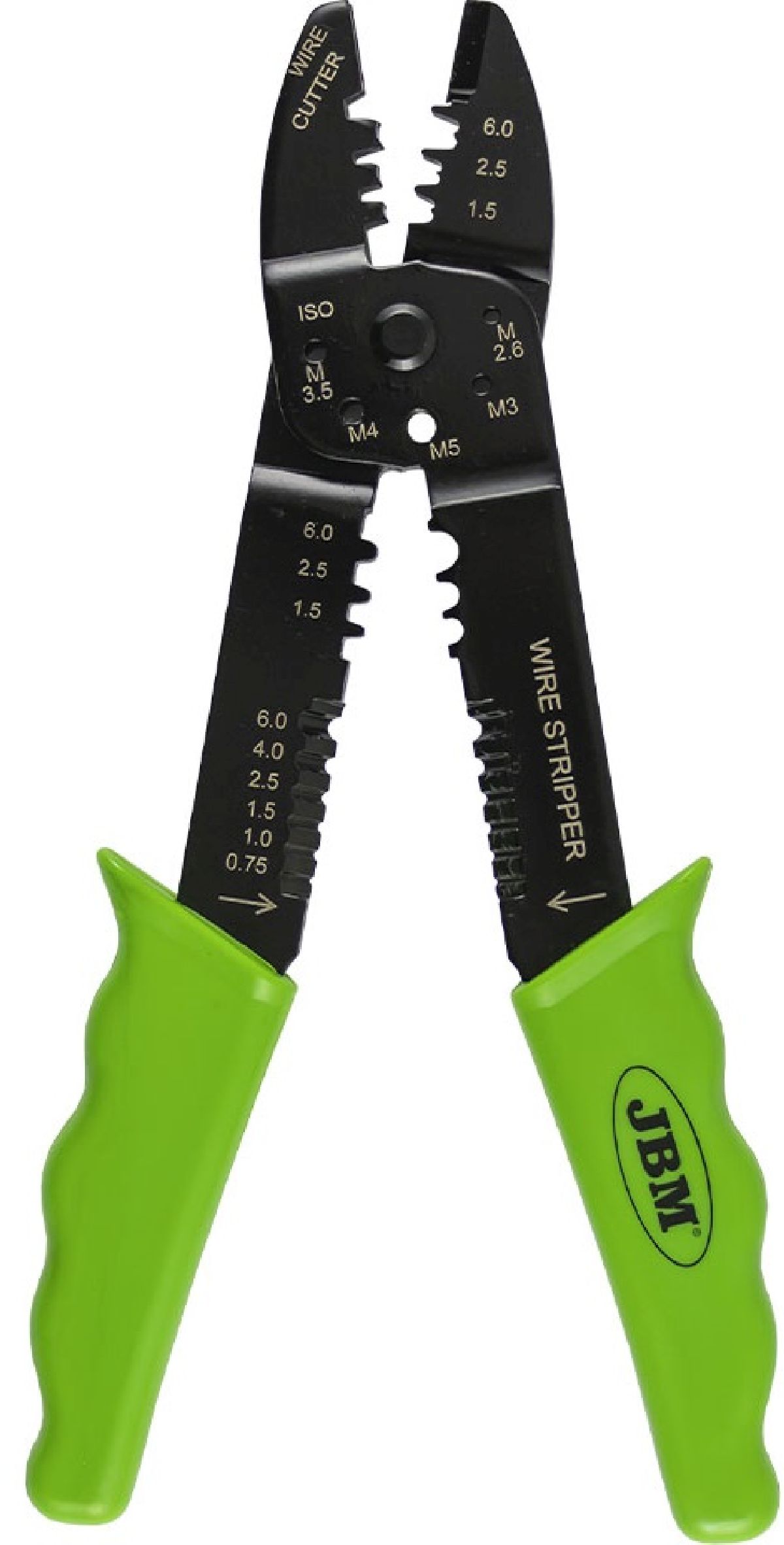 Kabelschuhzange f�r isolierte und nicht isolierte Klemmen 9