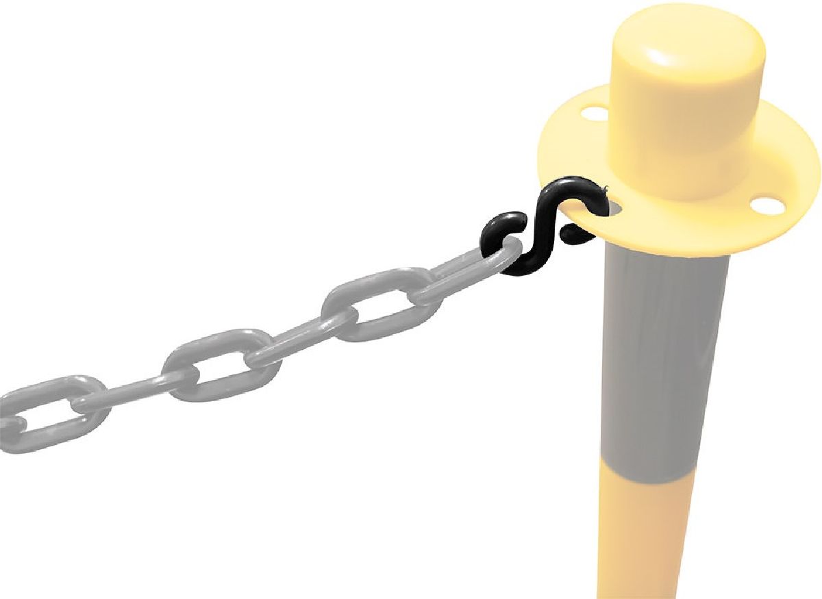 Kunststoffkettenglied schwarz