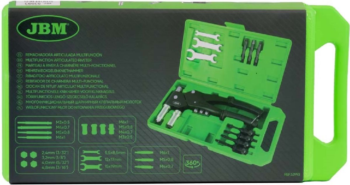 Nietzangenset 12-teilig