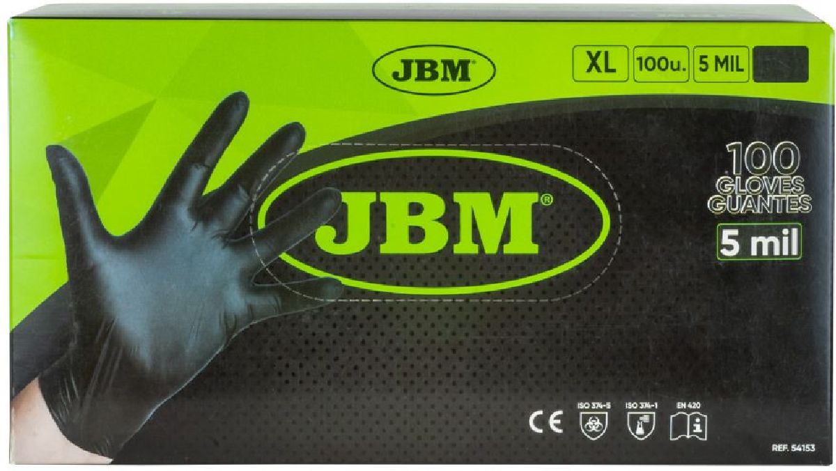 Einweg-Nitrilhandschuhe 5 Mil. schwarz/Gr�sse XL / VPE100