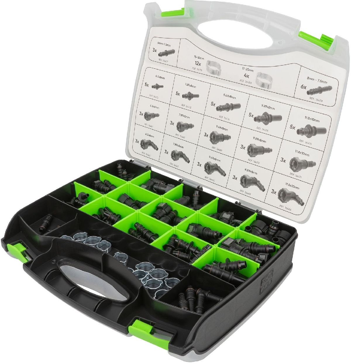 Kraftstofflanschl�sse und Schl�uche Set 95-teilig