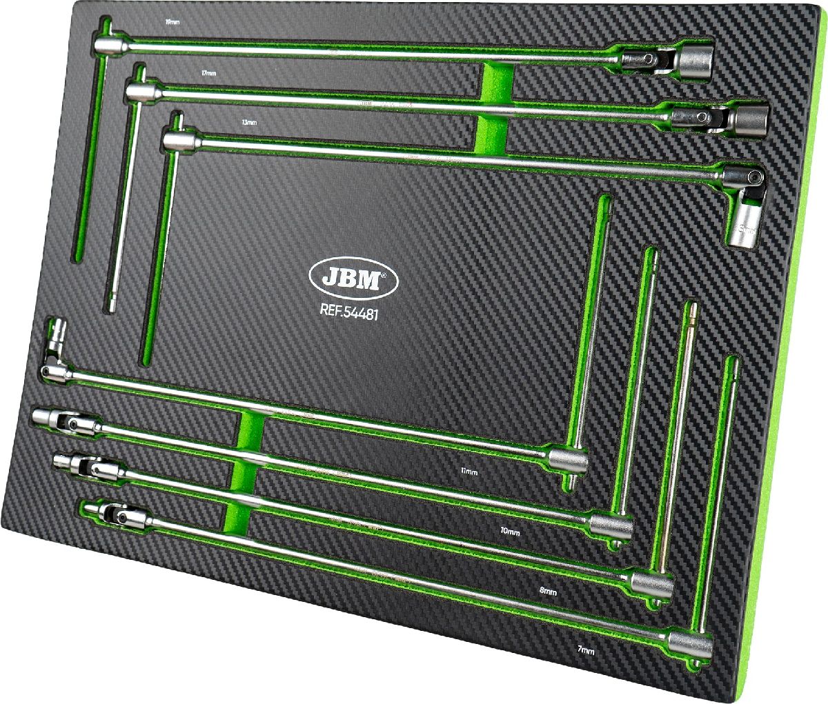 Modul T-Griff Steckschl�ssel 7-teilig, 7-19mm