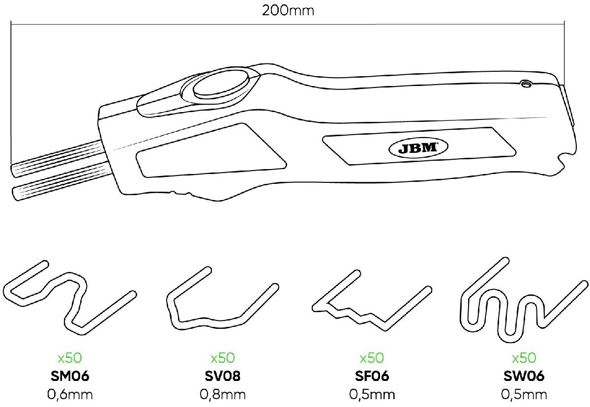 Plastikschweissger�t f�r Karosseriereparaturen