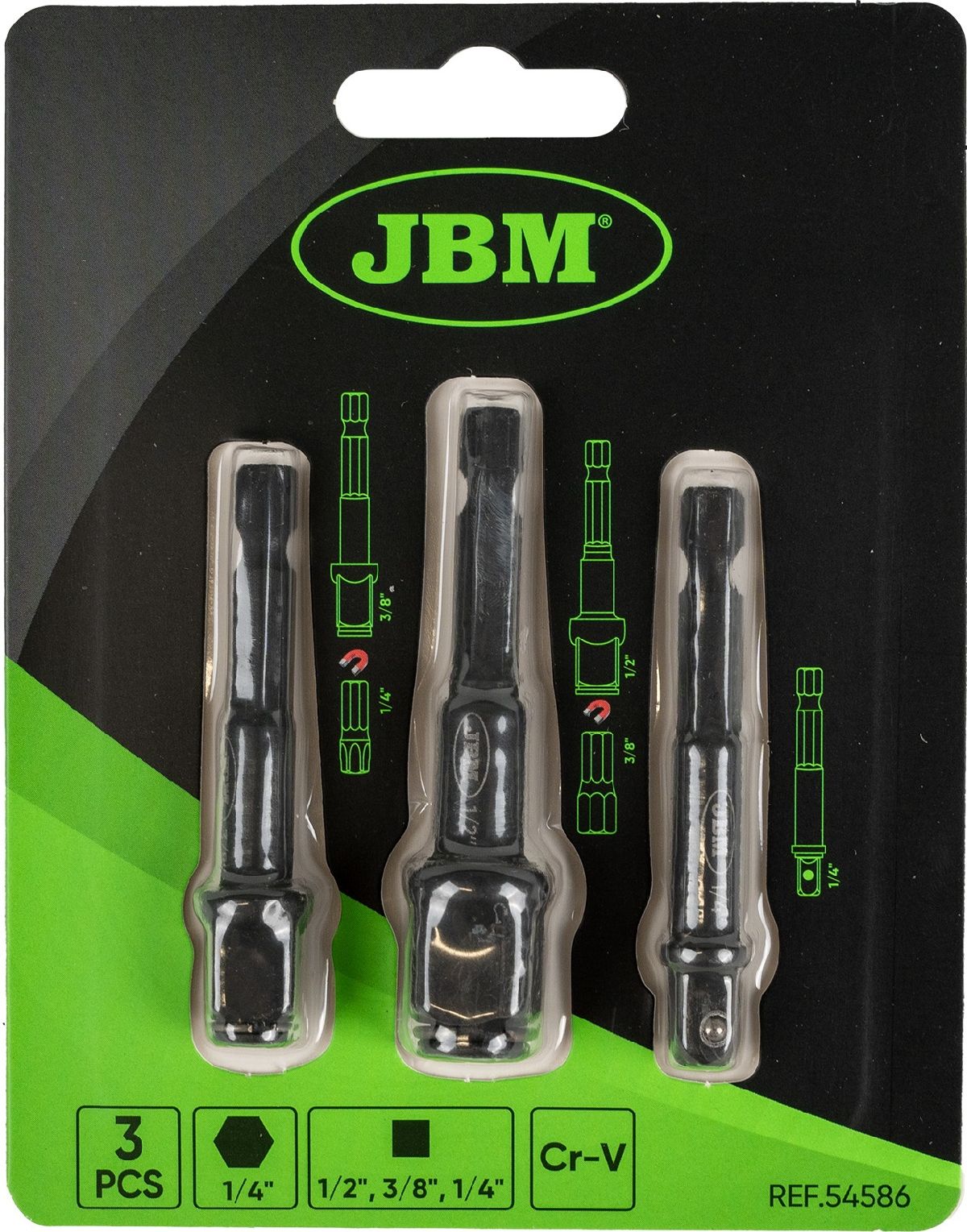 Set Steckschl�sseladapter 3-teilig