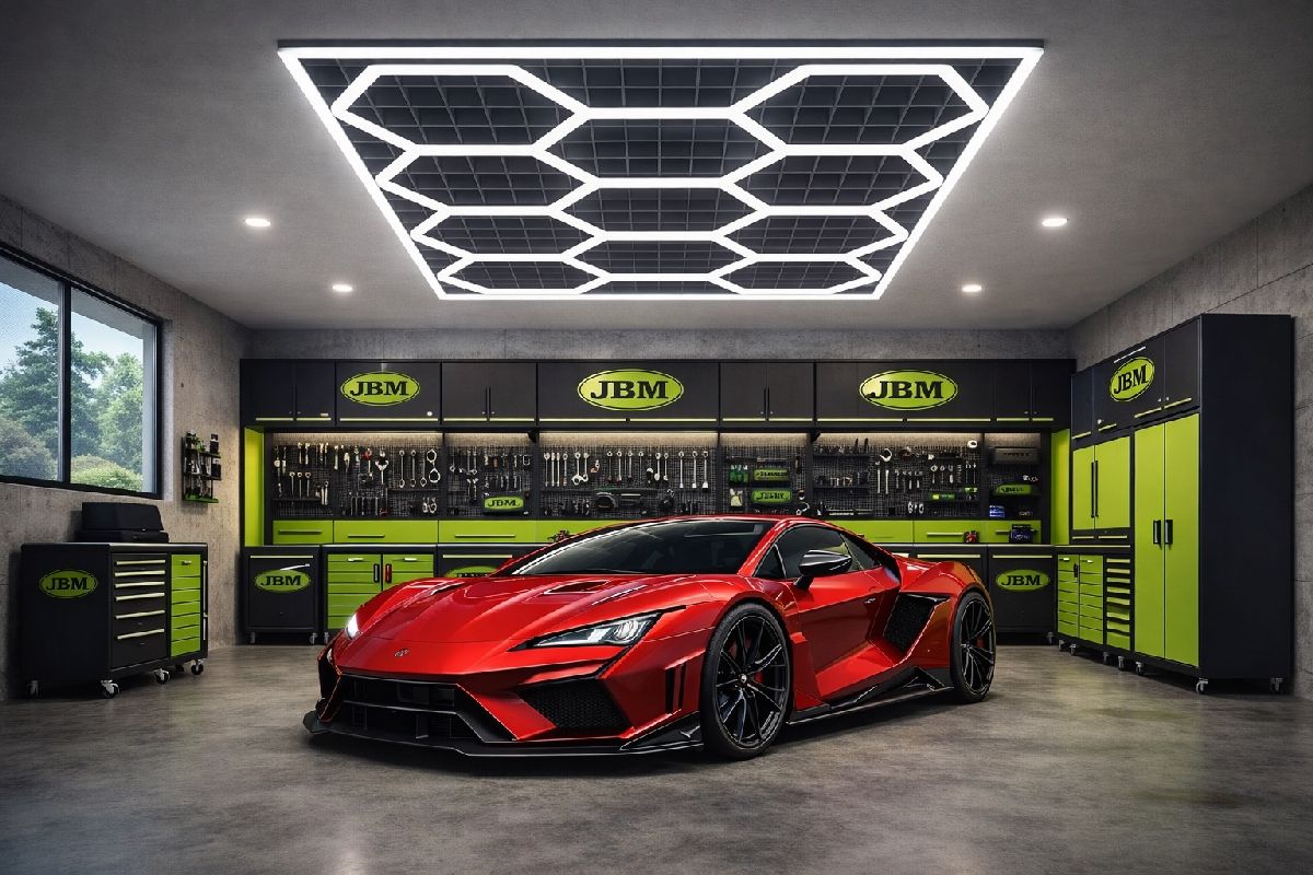 LED-Deckenleuchten sechseckig 