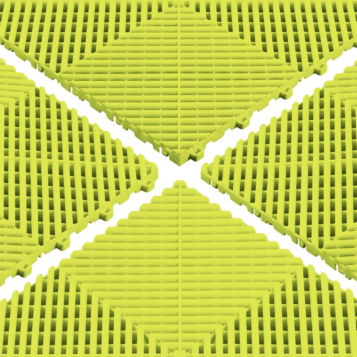 Bodenfliesse perforiert 40x40x1.8cm gelb