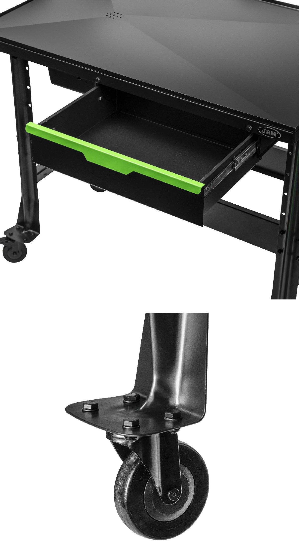Mobile Werkbank mit Entw�sserungssystem Tank und Werkzeugschublade
