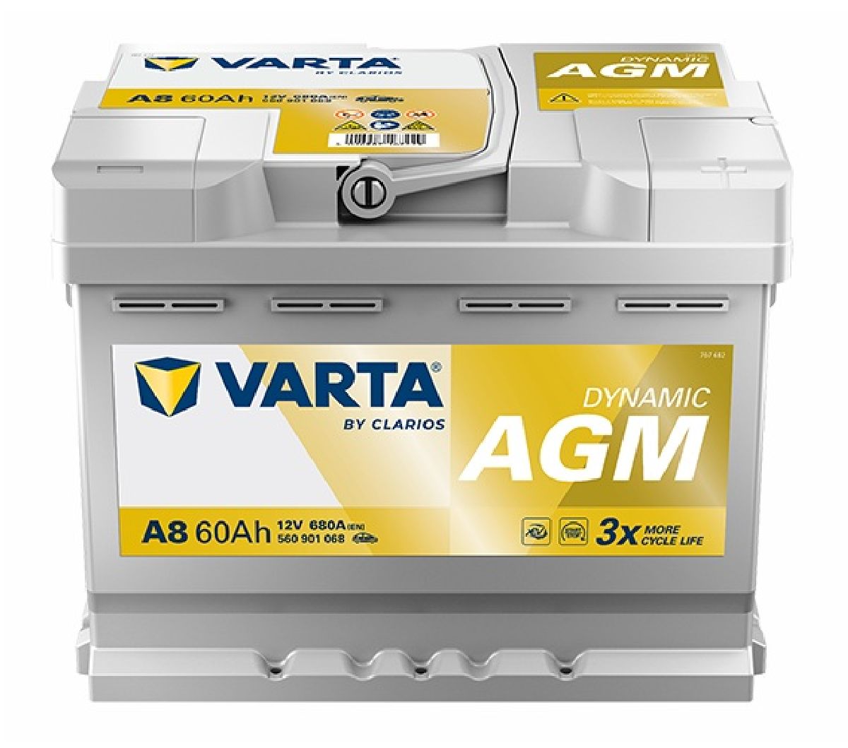 Varta AGM-Batterie Dynamic AGM