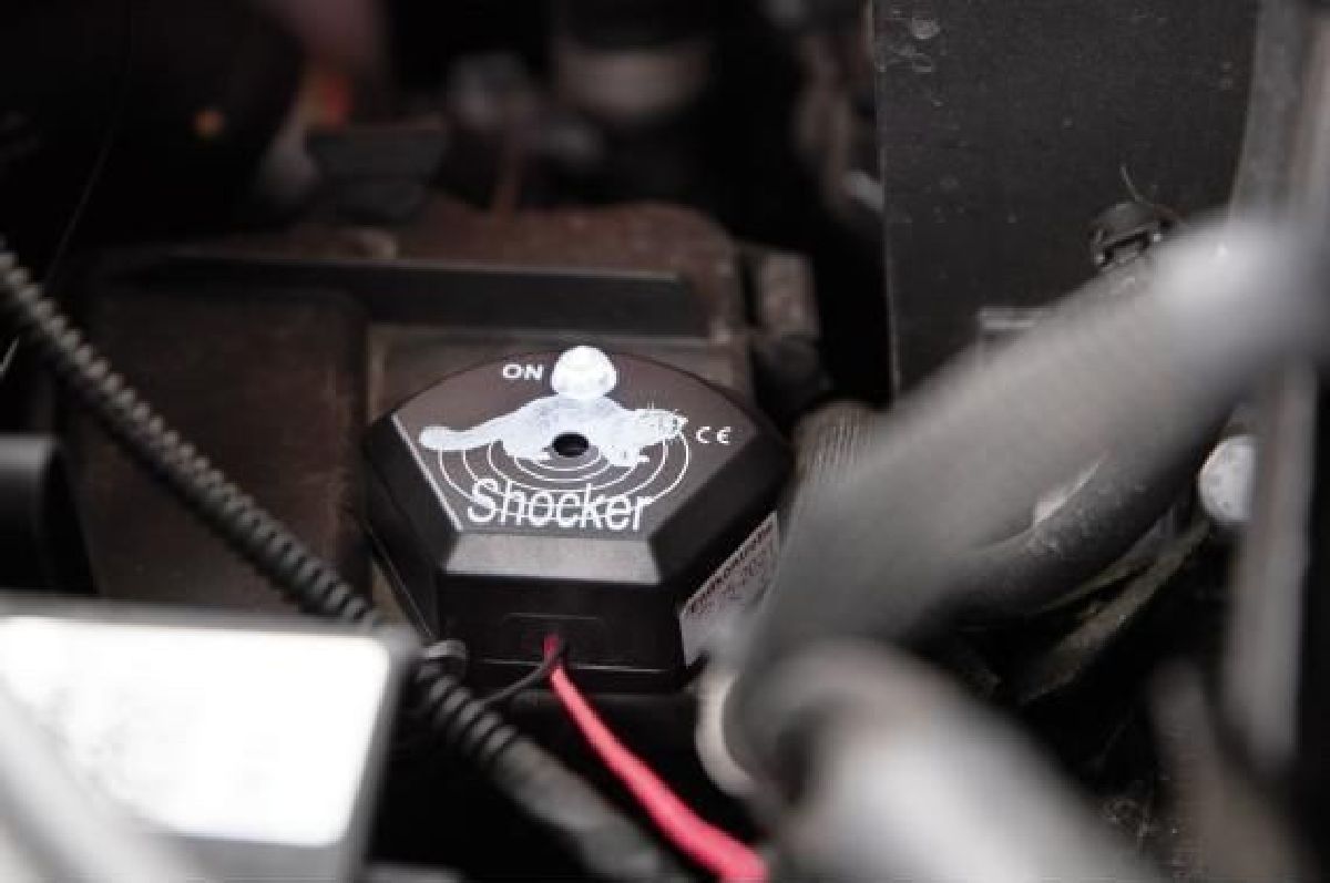 Elektr.-Marderschutz VPE 1 Ultraschall & Optikschutz