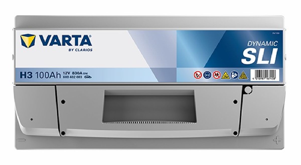 Starterbatterie 12V/100Ah/830A LxBxH 353x175x190mm/S:0