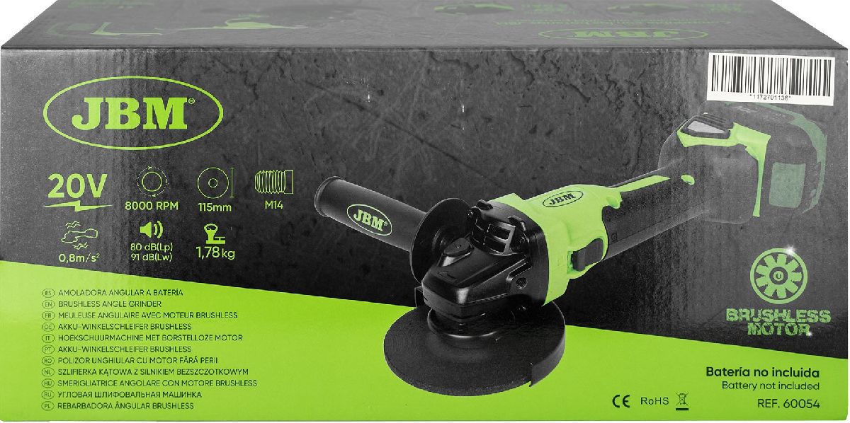 Akku-Winkelschleifer 115mm