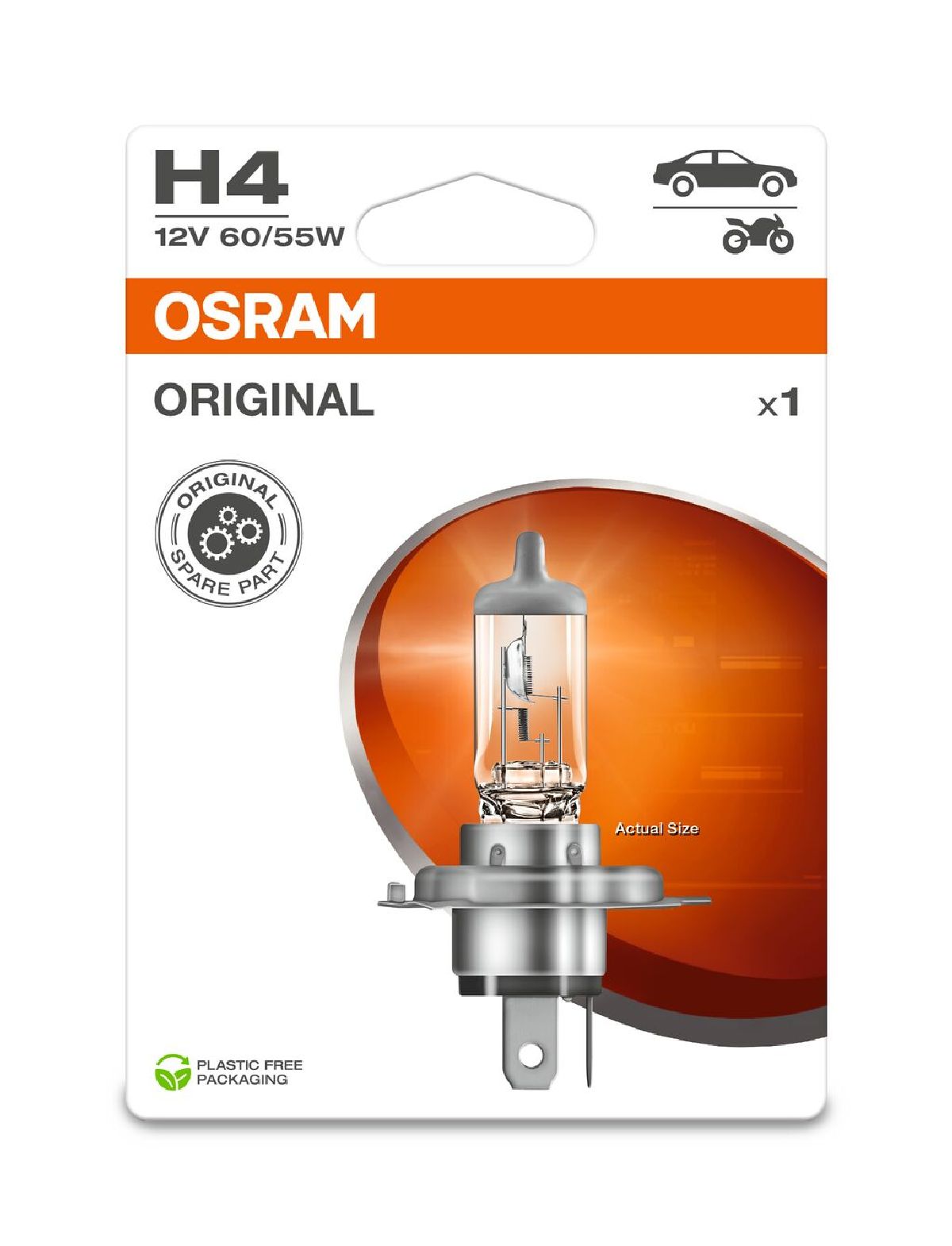 Classic Glühlampe H4 Singleblister