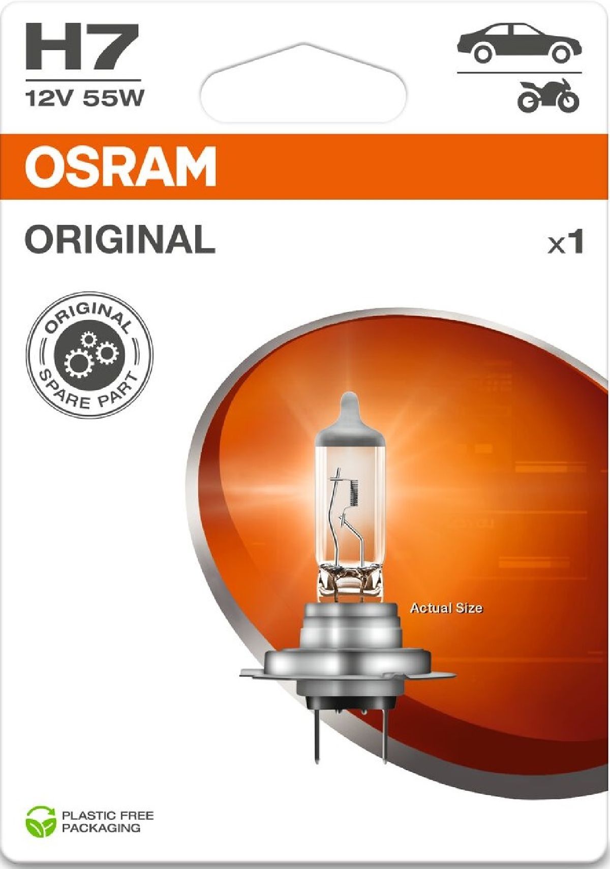 OSRAM Gl&uuml;hlampe H7 Singleblister