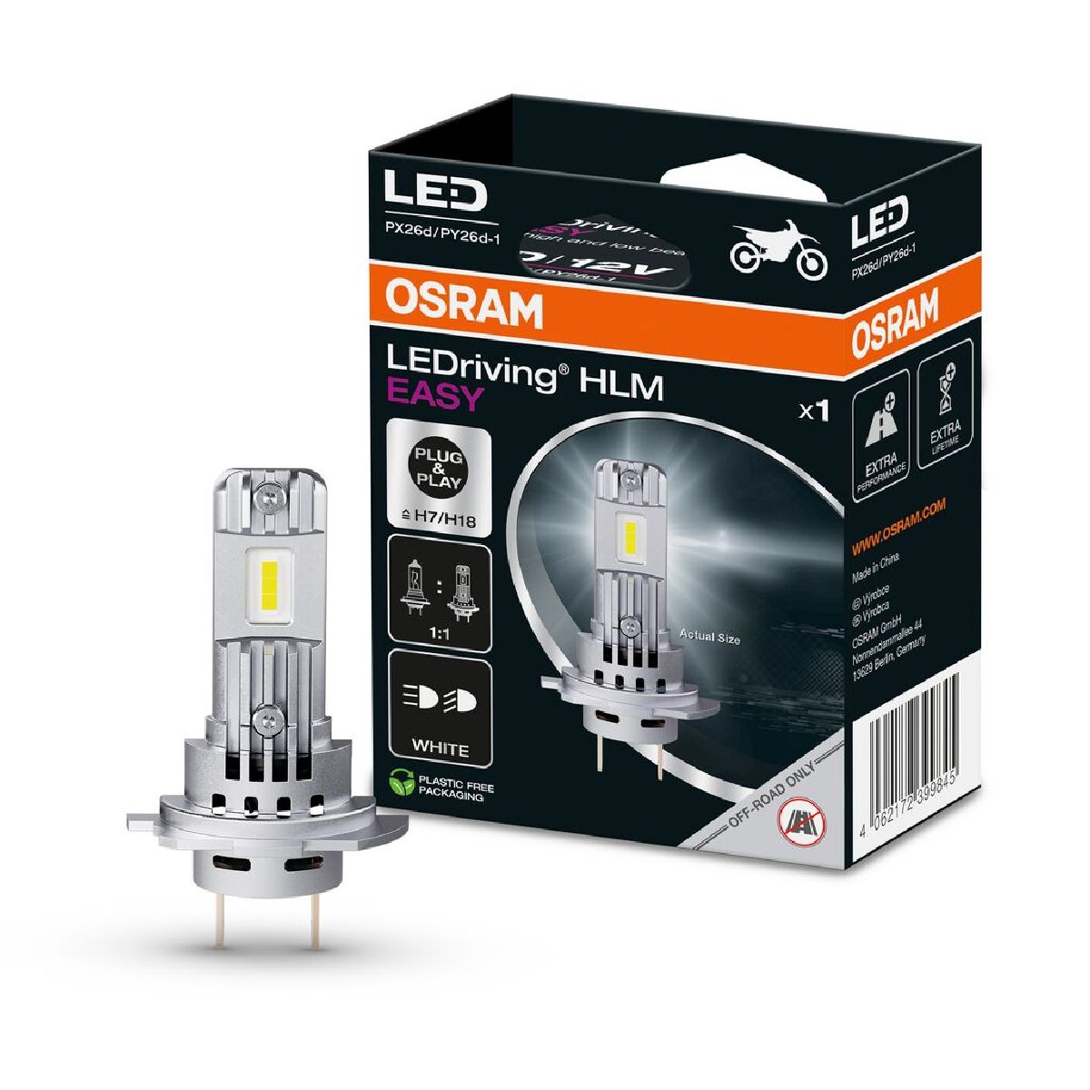 LEDriving Off-Road LED Retrofit Easy H7/H18/12V/18W