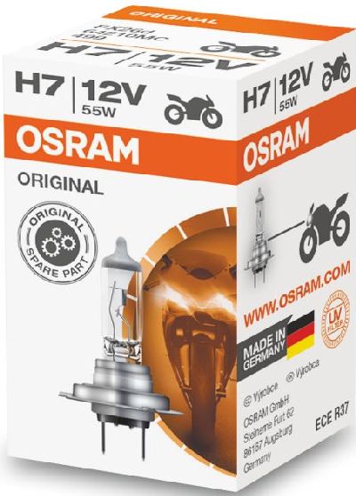 OSRAM Glhlampe H7 Motorcycle 12V 55W PX26d