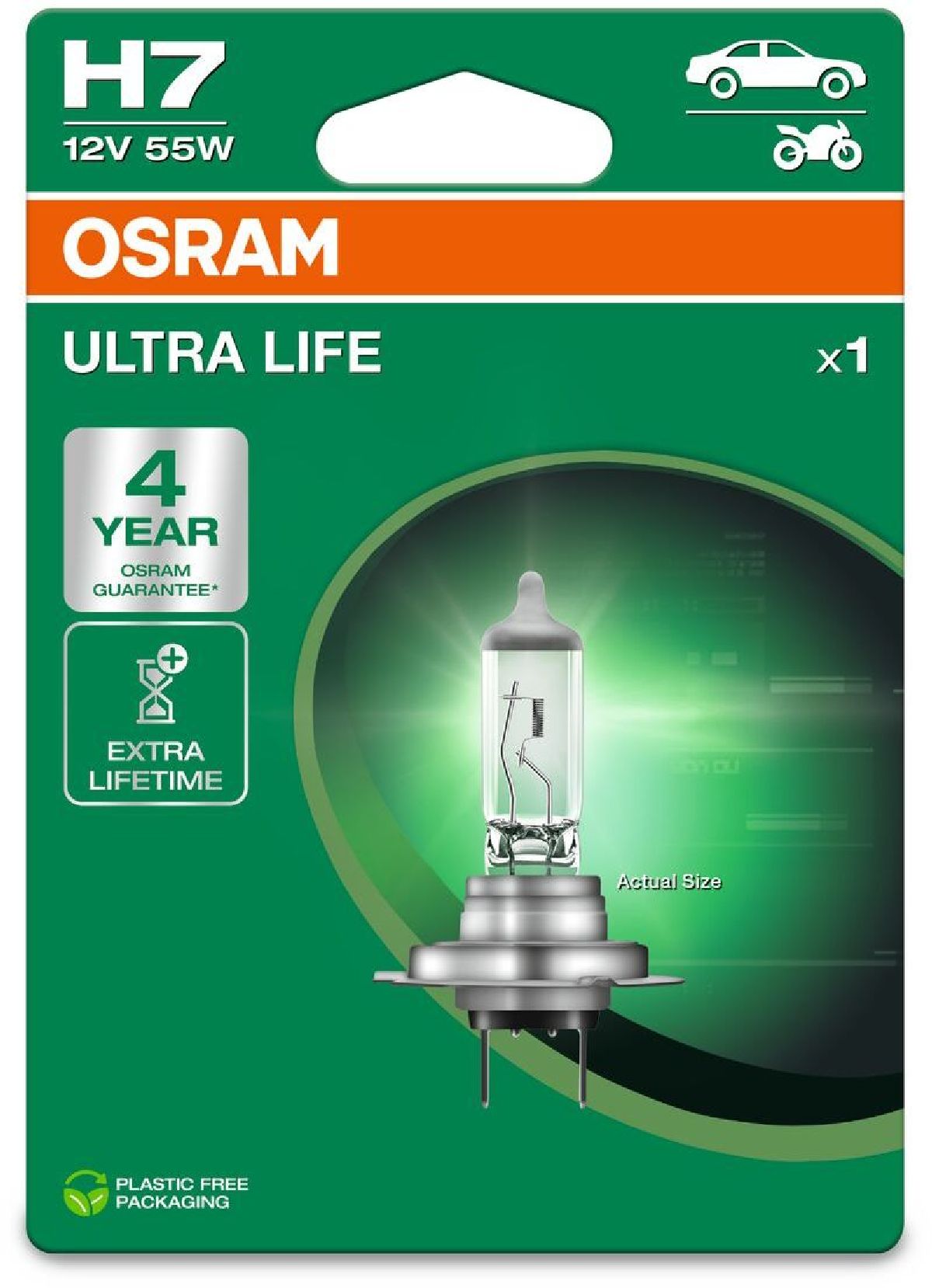 Gl&uuml;hlampe ULTRA LIFE Singleblister