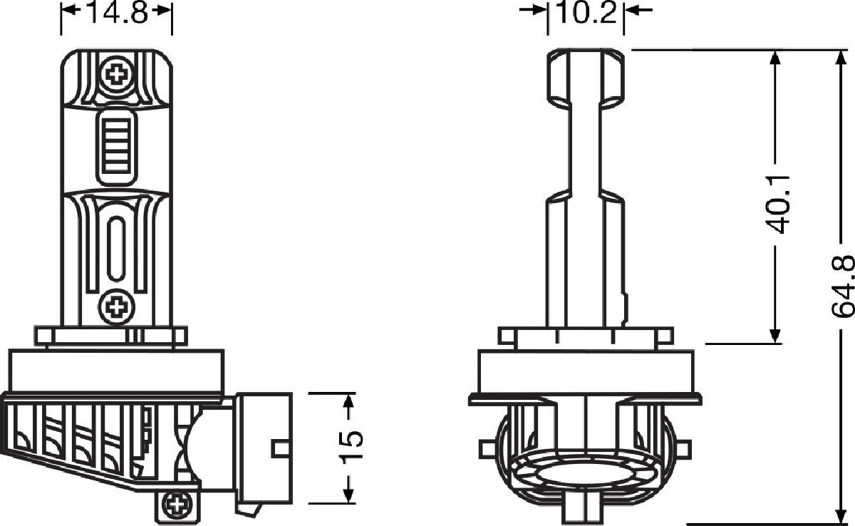 LEDriving HL EASY GEN2 H8/H9/H11/H16/12V/26W