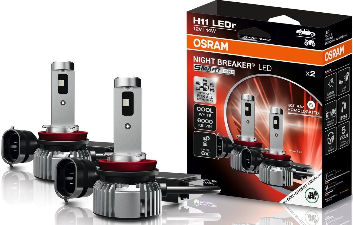 Night Breaker LED Smart ECE H11 H11/12V/PGJ19-2