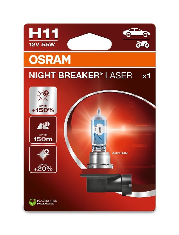 Night Breaker Laser H11 12V 55W PGJ19-2