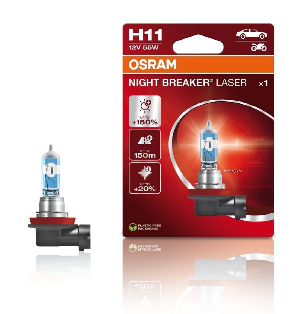 Night Breaker Laser H11 12V 55W PGJ19-2