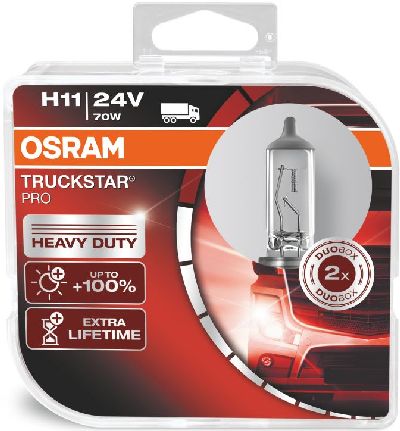 OSRAM Gl�hlampe TRUCKSTAR Pro H11 24V 70W PGJ19-2/ DUO BOX