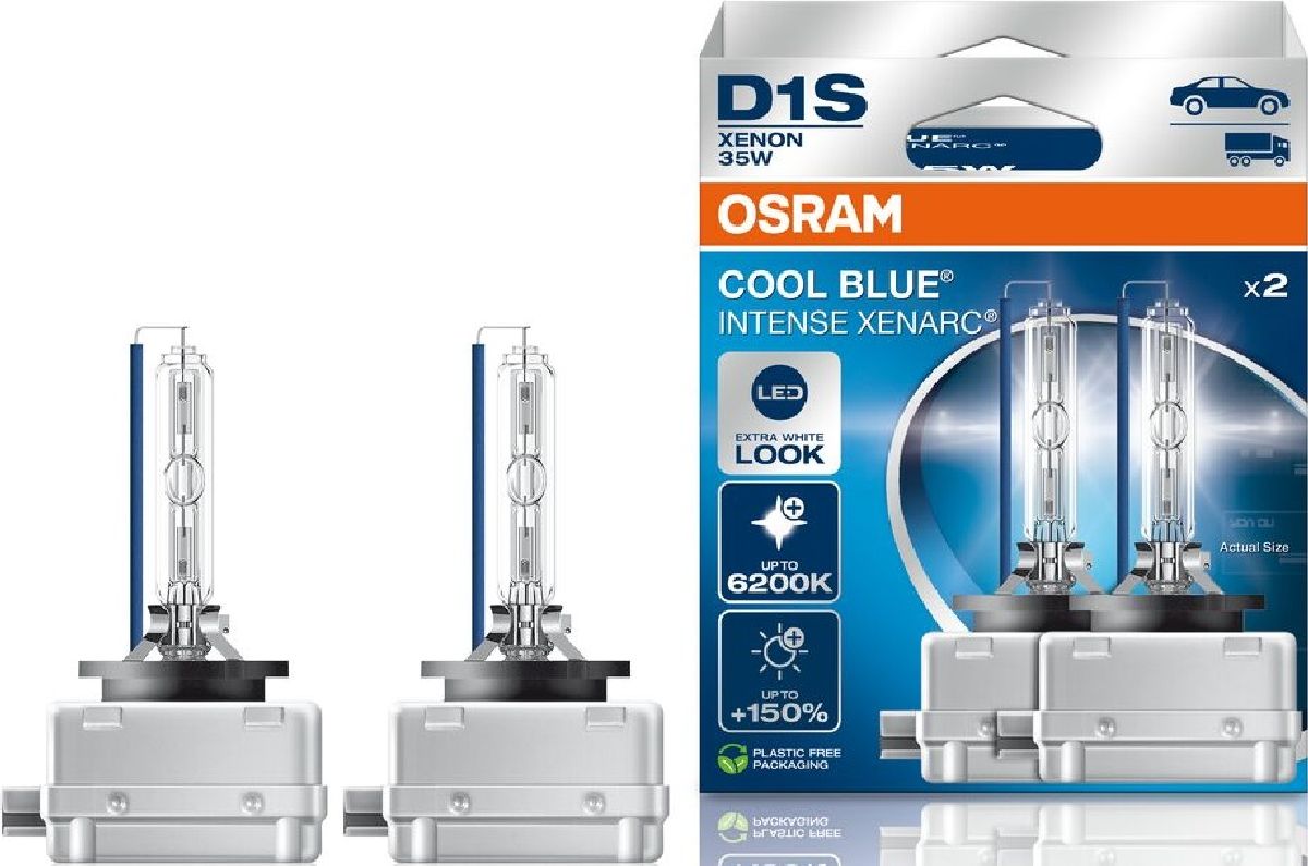 Glhlampen D1S XENARC Duobox 12V 35W PK32d-2 Cool Blue