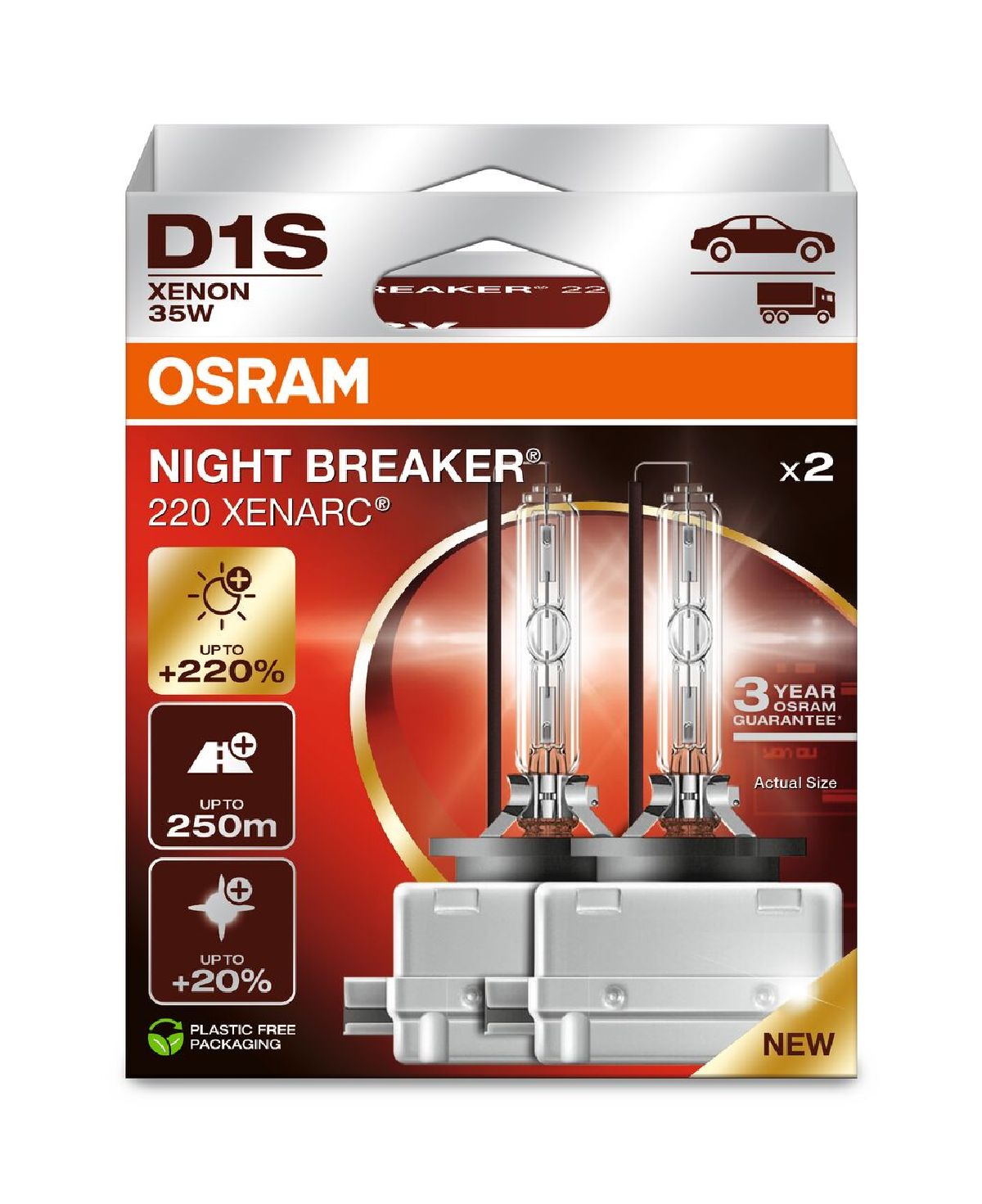 XENARC Night Breaker 220 Duobox D1S 35W PK32d-2