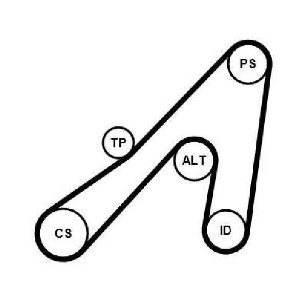 Keilrippenriemensatz 