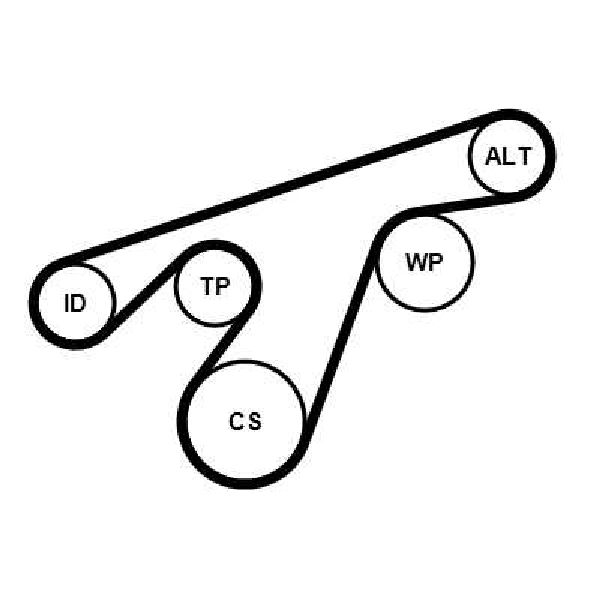 Keilrippenriemensatz 