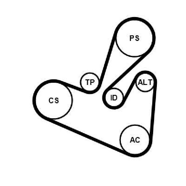 Keilrippenriemensatz 