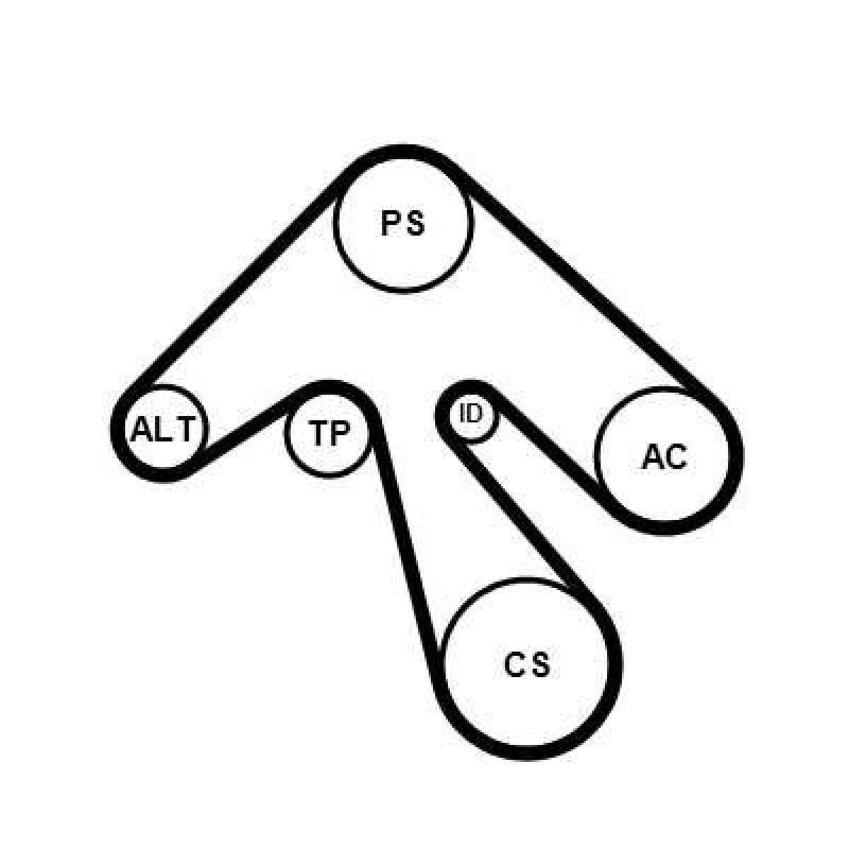 Keilrippenriemensatz 