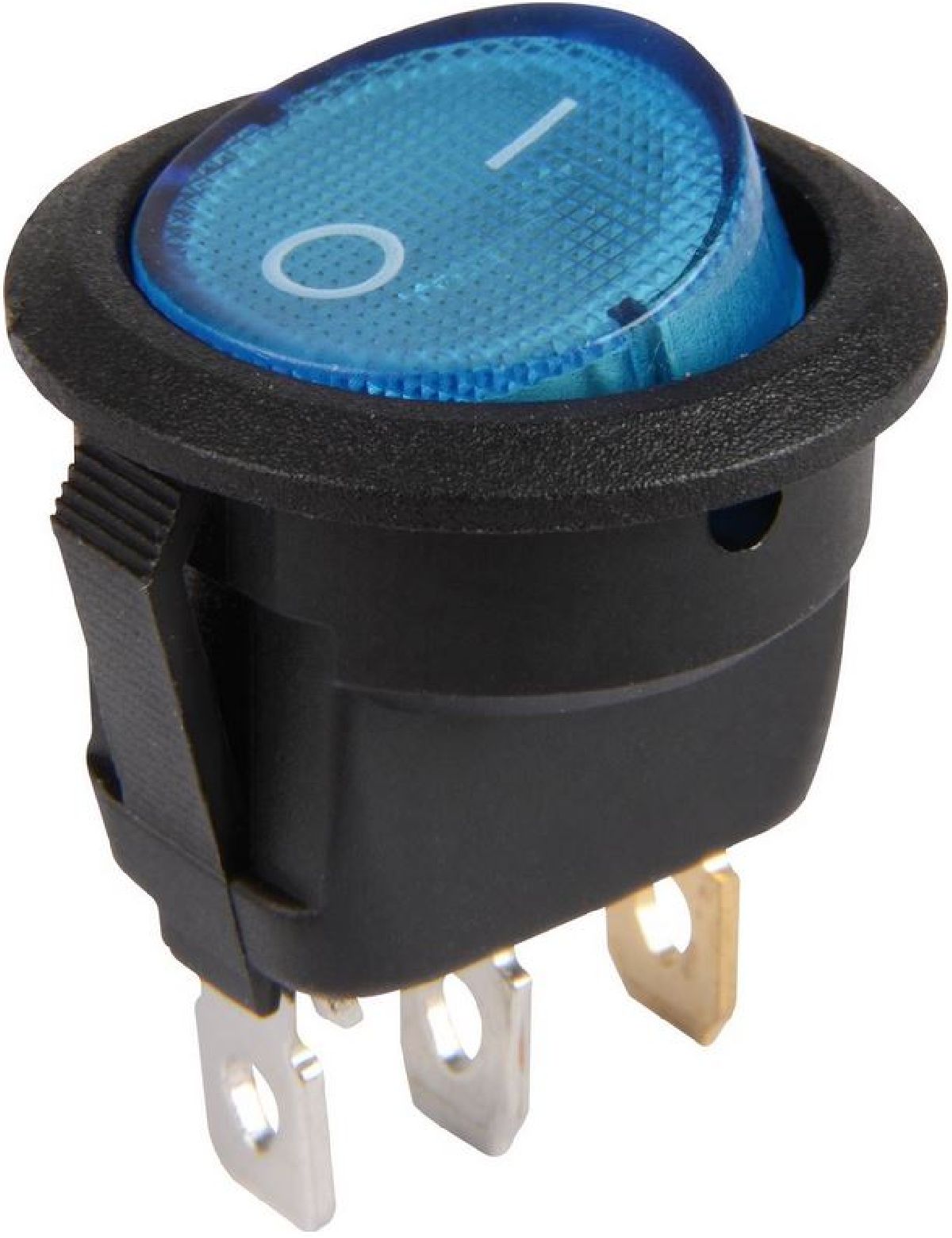 Wippschalter Ein-Aus 12V blau