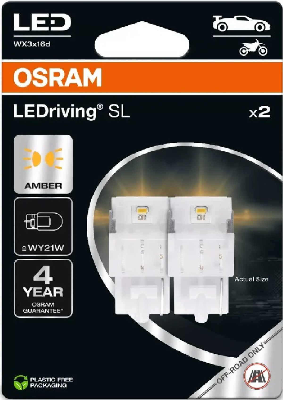 LEDriving Amber Doppelblister