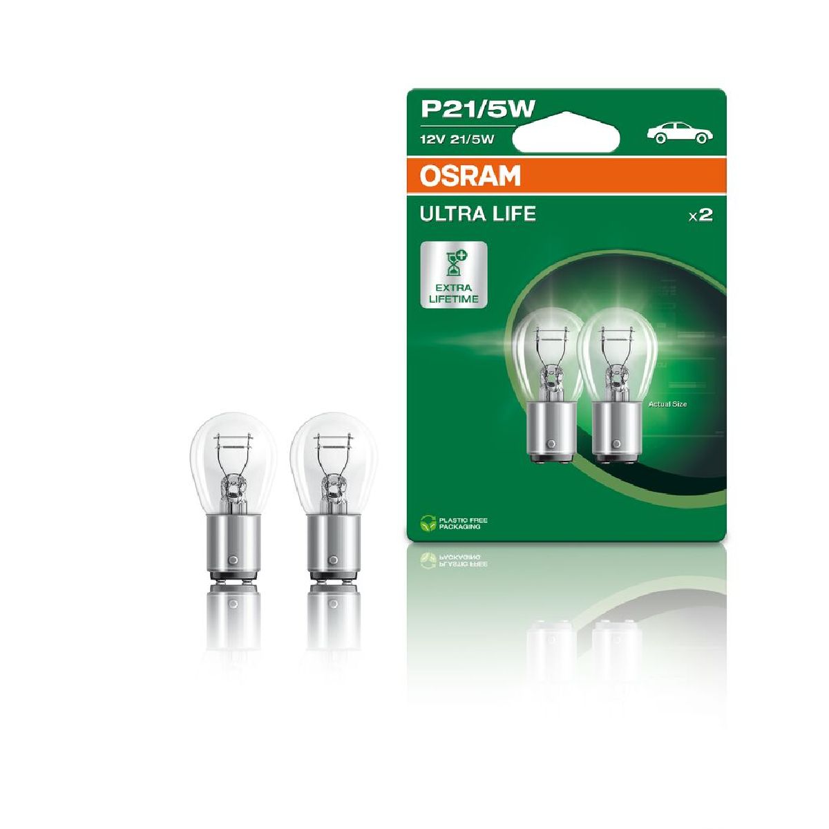 Gl�hlampe ULTRA LIFE P21/5W 12V 21/5W BAY15d