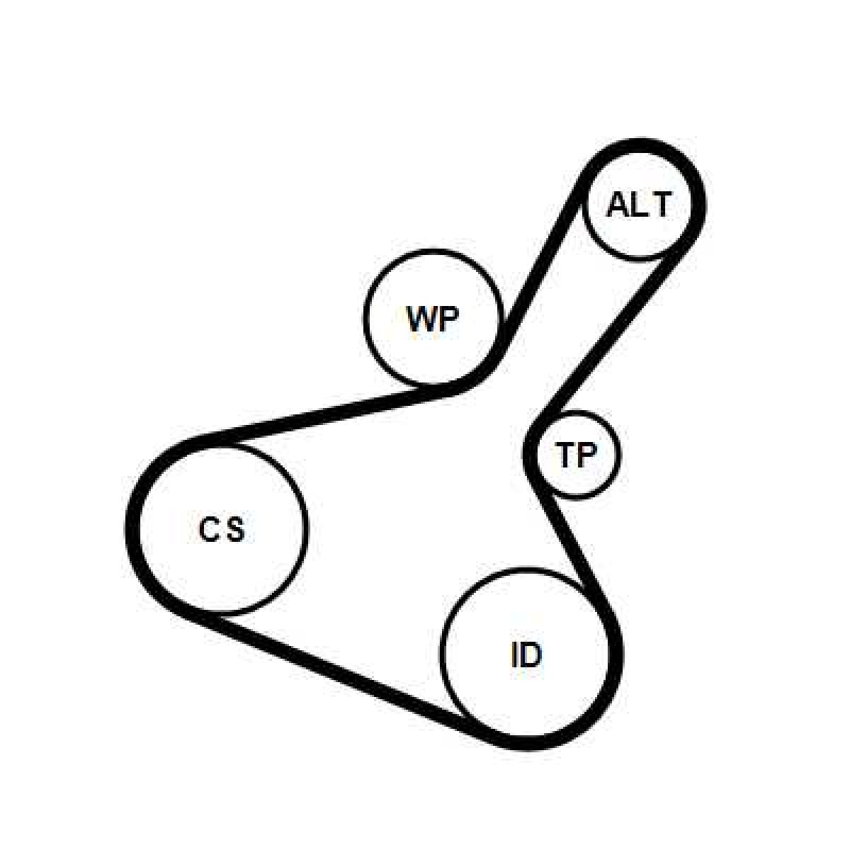 Keilrippenriemensatz 